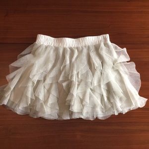Old Navy Large Silver Shimmer Tulle Skirt